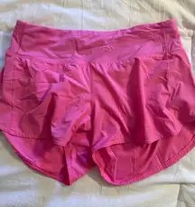 Sonic Pink Lululemon Shorts Speed Up 4"