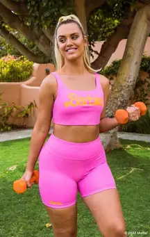 Show Me Your Mumu X Barbie Babe Biker Shorts Malibu‎ Pink