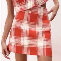 Zara FLARED MINI SKIRT High-waist w/ Front Pockets NEW