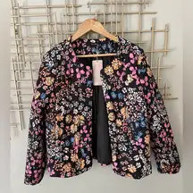 QUILTED JACKET | Fall or Spring Layering | Ditsy Floral | NWT | Medium