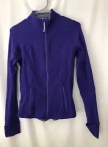 Purple  Full Zip Forme Jacket