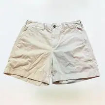 Y2k Vintage 2000s Gap Khaki Tan 5" Shorts Size S Basic, Minimalist, Preppy