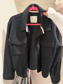 Altar'd State black fleece button up