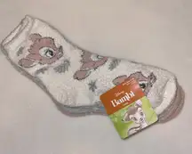 Disney Bambi Cozy Crew Socks 3-Pack – Fuzzy Soft, Thumper & Bambi Designs