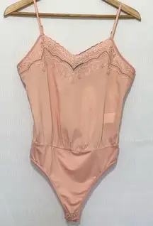 Express Pink Lace Trim Chemise