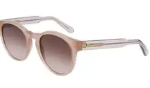 SALVATORE FERRAGAMO cream brown sunglasses 🦋