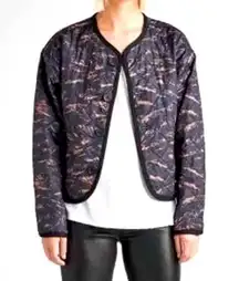 NWT Hudson Reversible Quilted Bomber Jacket M