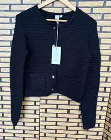 Joie Black Button Up‎ Cardigan Size Small