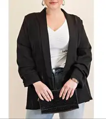 KORI dependent on me blazer black size small