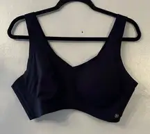 Honeylove women’s pullover 1x black wireless bra