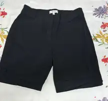 Coral Bay Black Bermuda Shorts for Effortless Style