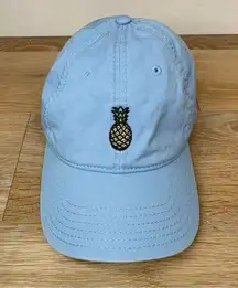 Target Light Blue Pineapple Embroidered Adjustable Strapback Hat