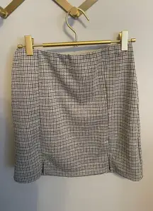 Patterned Mini Skirt