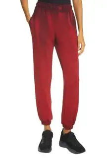 Cotton Citizen NWT  Brooklyn Red Ombre Cotton Sweatpants Joggers SMALL