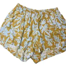 • Ava & Viv linen blend tropical shorts 2x