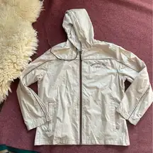 Zion National Park Utah khaki colored rain jacket mesh lined National Parks