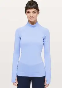 NWOT LULULEMON Rest Less Mock Neck | Size: 6 | Hydrangea Blue
