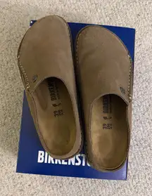 Zermatt Premium Birkenstock Suede Leather Clogs 8 39