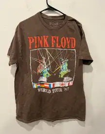 Pink Floyd Brown Graphic T-Shirt Size L