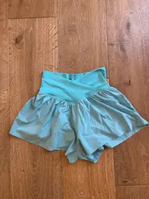 Aerie Crossover Flowy Shorts OFFLINE Real Me Light Blue– NWOT