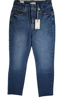 Good American Good Classic‎ Raw Hem Jeans 2/26 NWT