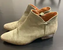 Aquatalia Suede Ankle Booties - Light green