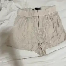 ZARA Satin Shorts