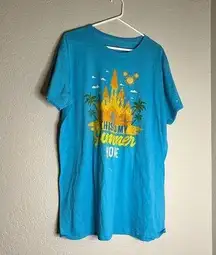 Disney XL This Is My Summer Home T-shirt  Parks Disneyland Castle WDW Beach