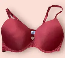 Frederick's of Hollywood Bra Size 36C (Sister 34D 38B) Diana Rust Red Pushup