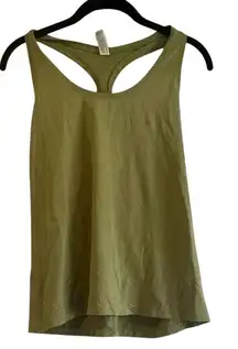 Olive‎ Green Athletic Tank Top with Racerback Workout Yoga Running Exercise B14