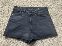 Crossover Jean Shorts