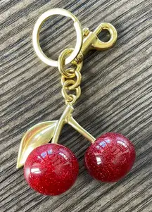 Cherry Bag Charm Key Ring