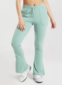 Mint Green Maya Blue Flare Ribbed Leggings Pause Pants