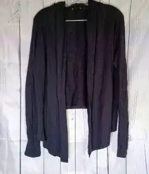 Athleta hooded open front sweatshirt