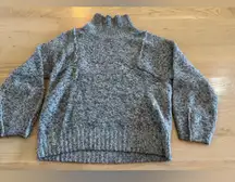 Universal Thread mock neck sweater gray size medium