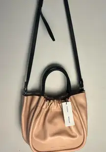 Proenza Schouler Blush Pink /Black Small Ruched Tote Modern Minimalist Capsule