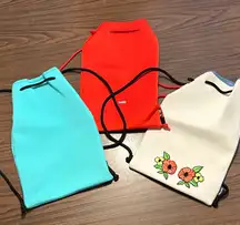 Triangl Neoprene Backpack Bags Lot of 3 For Swimsuits