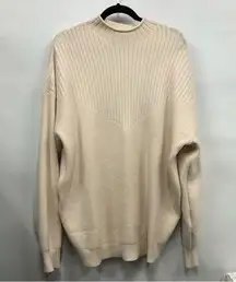 Ribbed off-white by Suzanne Betro pullover sweater size 1x/2x