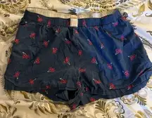 Love Gap MD pink palm tree navy blue cotton briefs