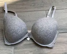 VS PINK gray Push up bra