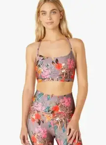 NWT Beyond Yoga Luxe Floral Print T-Back Sports Bra Small