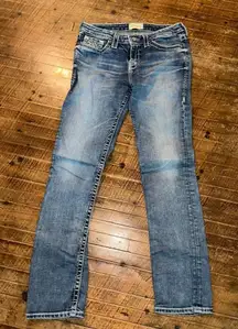 Big Star distressed Kate Straight embroidered size 28 jeans
