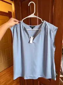 Banana Republic Baby Blue Blouse 