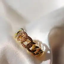 Adjustable Diamond Chain Ring 4-9