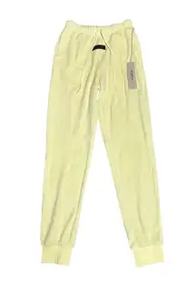 Essentials Fear of God Yellow Terry Cloth Joggers NEW
