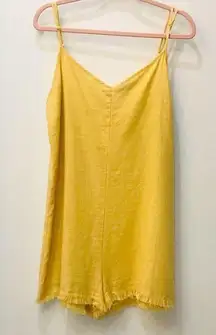 Cotton On Boutique Cotton:on yellow Romper sz Med