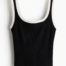 H&M Black Ribbed Tank Top