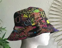 90s inspired Unisex colorful multicolored Retro graphic abstract streetwear bucket hat