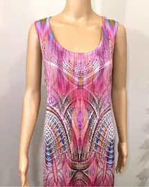 One World Tribal Pink Maxi Dress