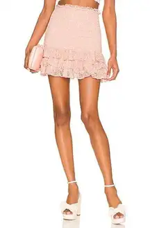 Tularosa Women's NWT Solange Lace Skirt Blush Size Medium